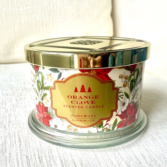 Harry Slatkin Orange Clove Scented 18 oz 4 wick candle NEW - Picture 1 of 4
